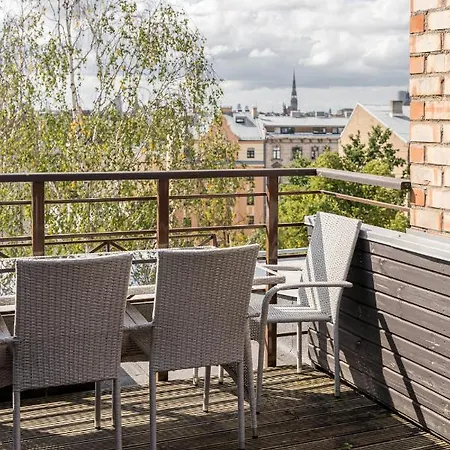 Premium 2-story Penthouse + Terrace * リガ